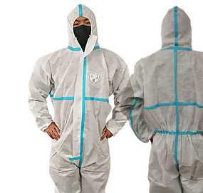 Anti Dust Disposable Work Suits White Disposable Coveralls Microporous