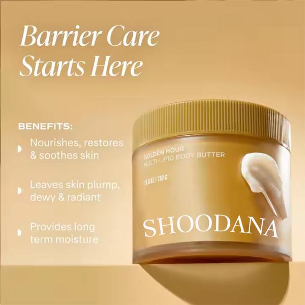 Vegan Golden Hour Body Butter With Natural Fragrance Wholesale Logo Body Butter Whitening and Lighting Cream