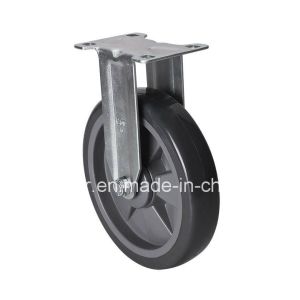China Medium 6 130kg Rigid PU Caster Z5706-77 with Non-Slip and Shock-Absorbing Wheel on sale