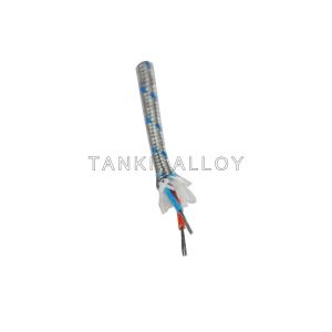 Glass Fiber Insulated Thermocouple Cable T Type With 0.1mm Conductor