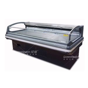Meat Display Chiller / Freezer Beef Fish Seafood Supermarket Showcase