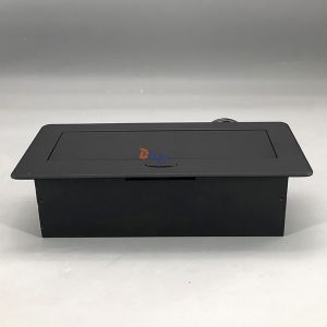British power pop up from table hidden desktop power outlet with usb