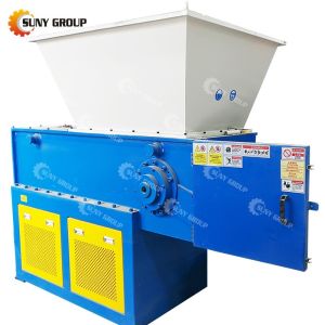45Kw Power Single Shaft Shredder Machine for Tyre Recycling Design