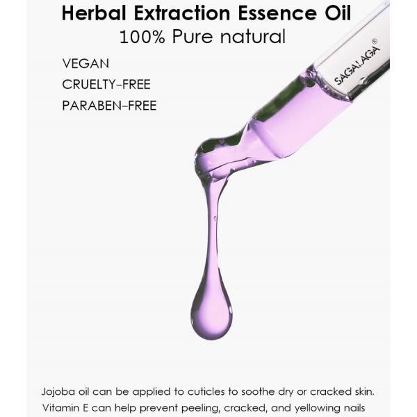 20ml Custom Hydrating Cuticle Oil for Healthy Nails Eco-friendly Nail Care Solution 100% Pure and Natural