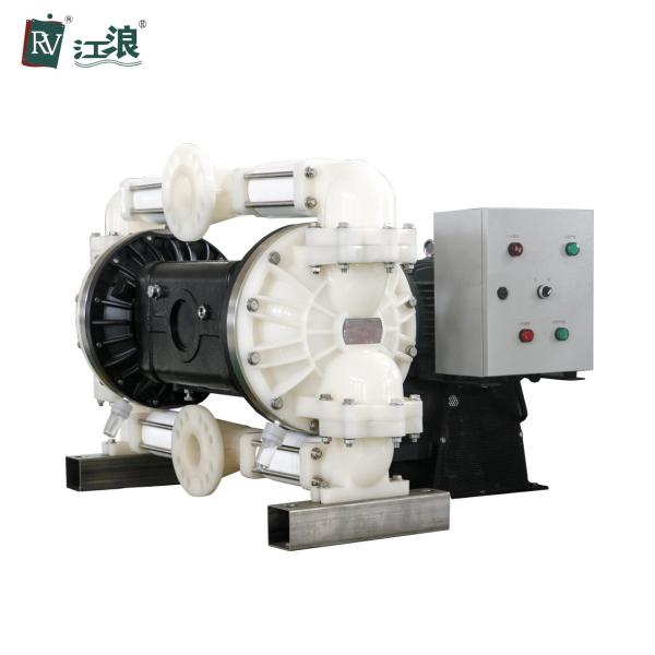 Quality Double Motor Operated Diaphragm Pump Fuel Material  3 Inch PP wholesale