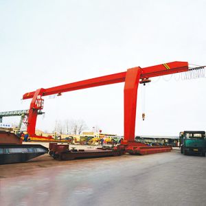L Type Single Girder Gantry Crane With Electric Hoist CE Certification