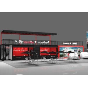 Vehicle Exhibition Terrace 40hc Luxury Expandable Container House