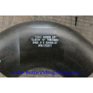 JIS G3454 / 57 S400 / TPY Mariloy 90 DEG LR Elbow , OD10 Inch WT 13MM
