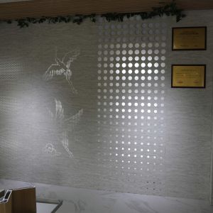 1220mm Perforated Aluminum Composite Panel Round Square Rectangle Shape
