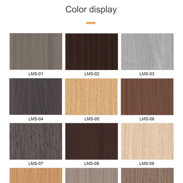 Environmentally Friendly Moisture proof Curved WPC Wood Panel 15mm Wall Panel