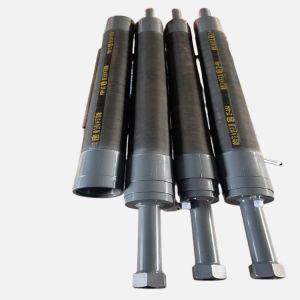 Inflatable rubber grout injection packer borehole seals for grouting water or