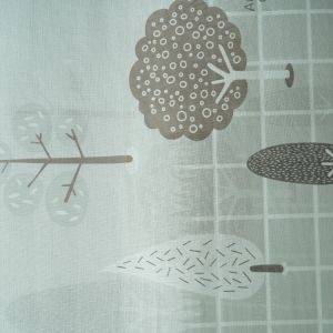 Landscape Design 215cm Polyester Pongee Fabric allergy proof