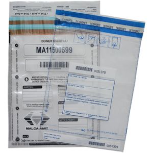 China Plastic Custom Logo Printed Tamper Evident Bag Bank Deposit Security Bag on sale