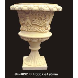 Customized Sandstone Garden Pots For Landscape Design