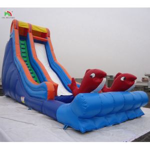 Cheap Amusement Park Top Quality Inflatable Wave Water Wet Slide for Rental Business for sale