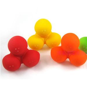 Eco-friendly Silicone 3 Egg Boiler Poacher Holder With Handle