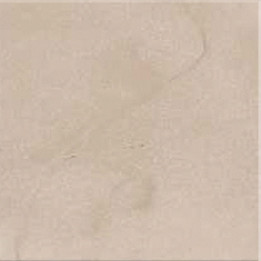 Beige Color Rectangular Ceramic Floor Tile Three Wave Pattern Acid Resistance