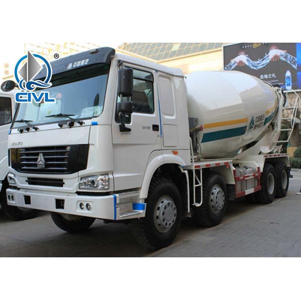 Quality 371HP 10cbm 8x4 Concrete Mixer Trucks with EURO2 Standard , Diesel Truck wholesale