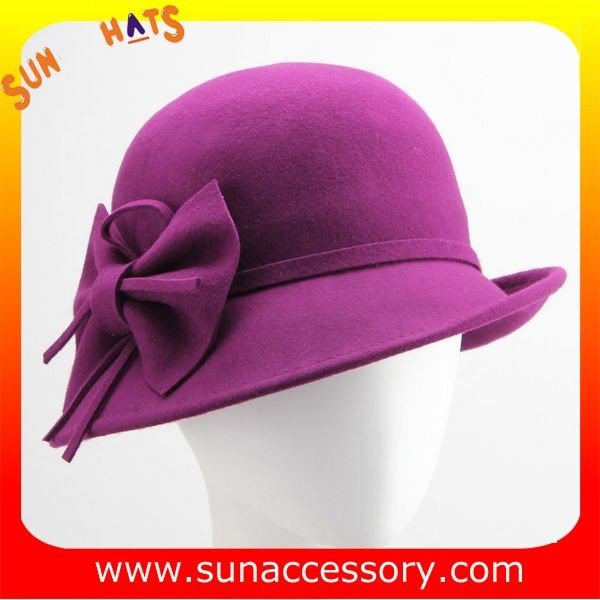 Fashion 100% Australia wool felt ladies hats from Sun Accessory
