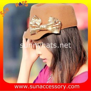 8970346 Sun Accessory customized winner fashion 100% wool felt cadet newsboy