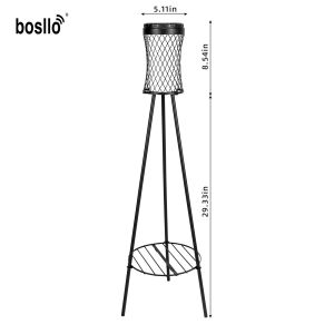 Solar Floor Lamp for Garden Toggle Switch ON/OFF Waterproof and Easy to Install