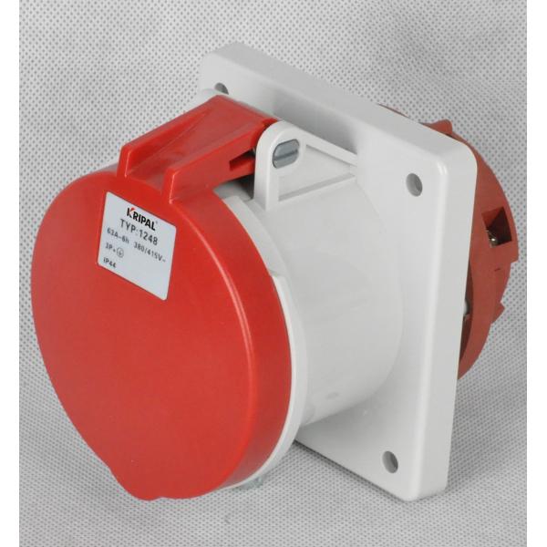 IP44 Protection Grade Industrial Power Socket / 32 Amp Industrial Socket