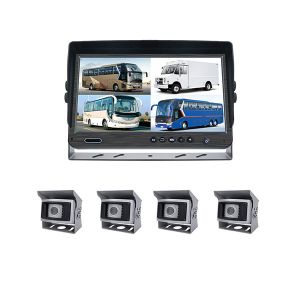 7 inch TFT CCD Truck Rear View Camera System , Heavy Duty Backup Camera 50ft