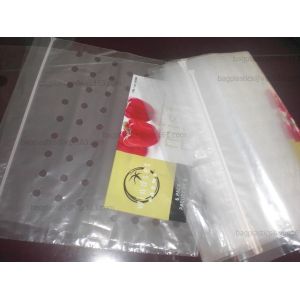 PE LDPE fish food double zip lock plastic packaging bag, eco friendly zip lock
