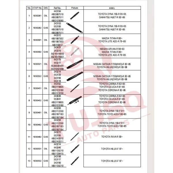 Toyota 4Runner Shock Absorber 48531-80082 OEM 1 Year Warranty