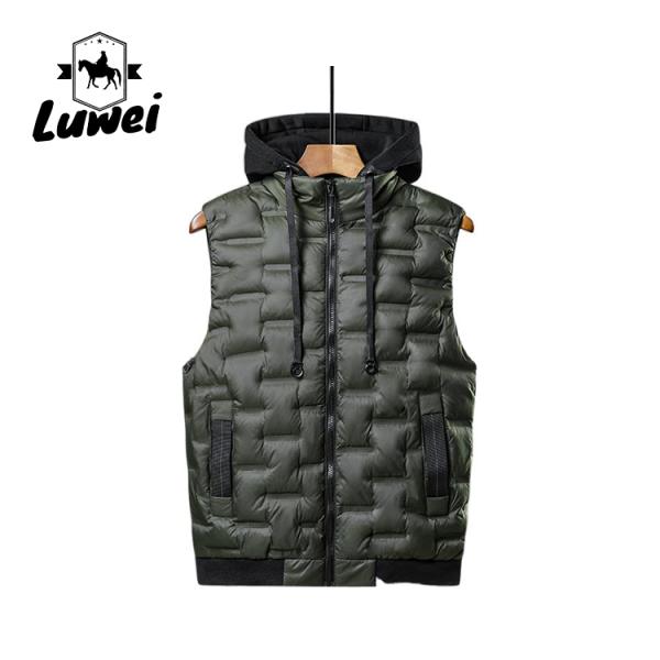 Customs Logo Windproof Lightweight Quilted Puffer Utility Gilet Mens Vest Men's Vests & Waistcoats Man Gilet