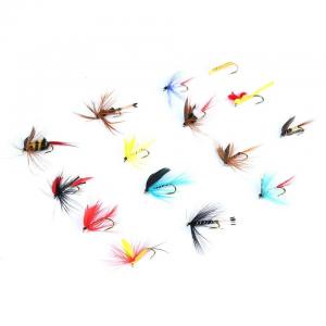 Cheap 168pcs/Set Fishing Lure Kit Trout Dry Wet Nymph Streamers Fly Fishing Lure Kit for sale