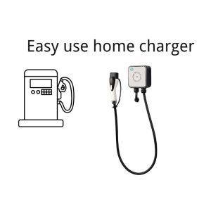 ABS 32A Wall Mounted EV Charger CHAdeMO CCS1 CCS2 CE Certificated