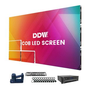 Cheap Innovative COB Fine Pitch LED Display Screen 8K Resolution 16-9 Aspect Ratio Flip-chip COB LED Video Wall for Monitor Room for sale