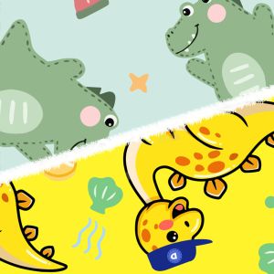 New dog leash small and medium-sized dog chest harness cartoon dinosaur dog