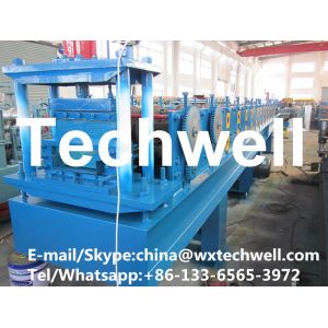 Top Hat Channel / Furring Channel Roof Panel Roll Forming Machine