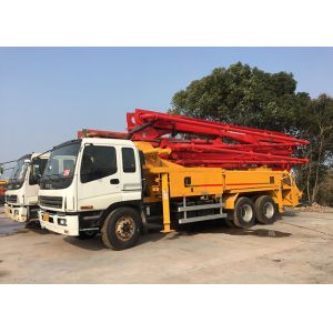 Old Putzmeister 36m Used Concrete Pump Truck with Isuzu Chassis Excellent Condition