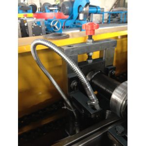 Chain Drive Square Downspout Pipe Roll Forming Equipment High Speed 6-12m/min