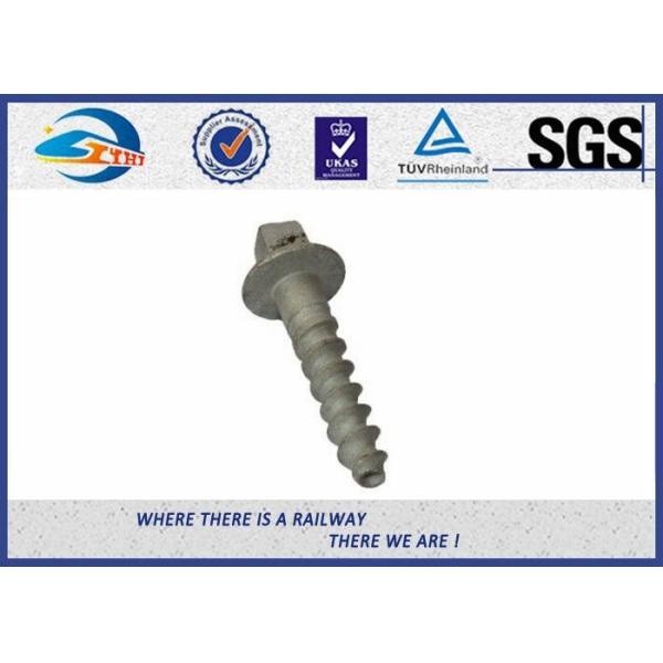 Quality Railroad Sleeper Galvanized Screws with Plain / Zinc / HDG / Wax Surface wholesale