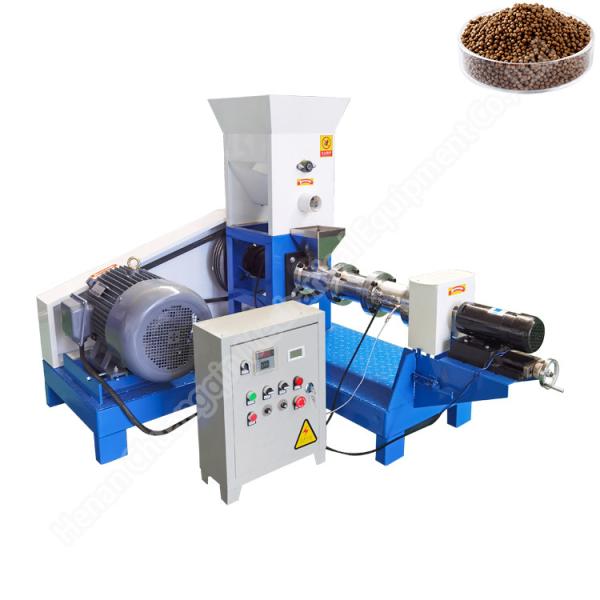 Quality Floating Fish Extruder Machine Pellet Making Machines For Animal Feed Dog Pet Food Extruder wholesale