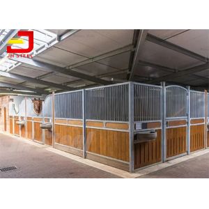 China Movable 10x10 12x12 Big Horse Stall Panels With Hot Dipped Galvanized Frame on sale
