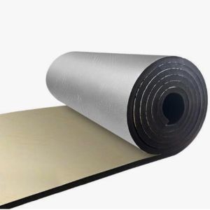 NBR PVC Rubber Foam Sheet With Aluminium Foil Foam Rubber Plastic Insulation