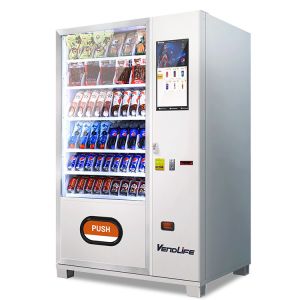 Slim Small Combo Refrigerated Vendlife Vending Machine For Sale Snacks Drinks