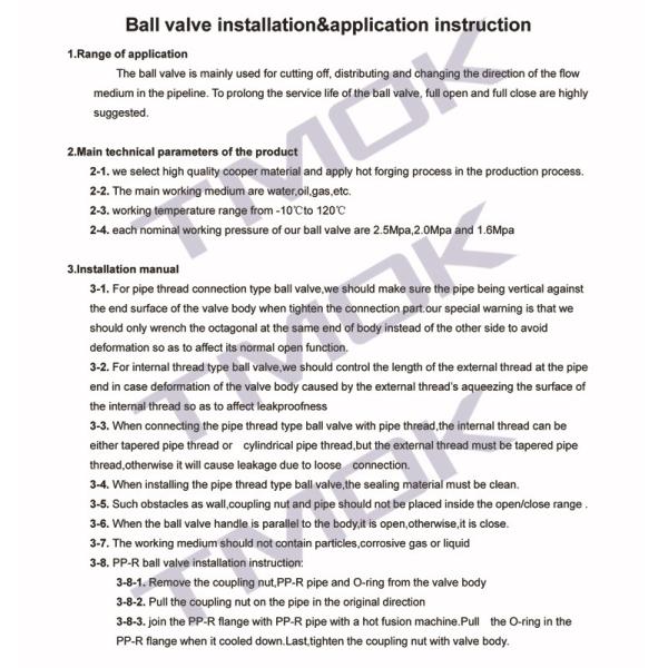 Brass inner wire ball valve long handle ball valve nickel plated source factory direct sales