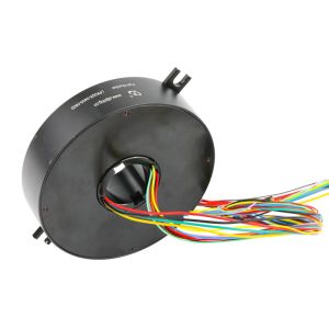 Cheap Pancake Slip Ring of 12 Circuits with φ25mm Through Hole 240VAC / VDC for sale