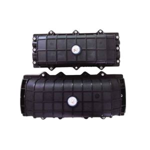 China Plastic Black Outdoor Fiber Splice Enclosure 10-12 Inch on sale
