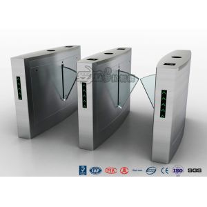 Retractable Flap Barrier System , Pedestrian Barrier Gate One Year Warranty