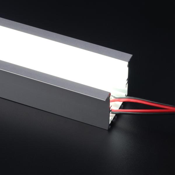 Silver Aluminum Recessed Suspended Led Extrusion Profile U Shape