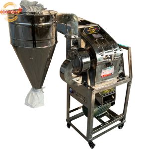 FDA Food Standard No.304 Stainless Steel Hammer Flour Grinder and Crush Machine