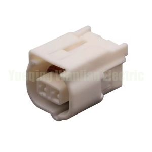 China 2 Pin 6189-0641 Auto Wire Harness Socket White Car Plastic Housing Unsealed Connector on sale