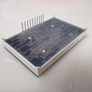 18mm Height 7 Segment LED Display 80mW Dual Line 4 Digits For Instrument Panel